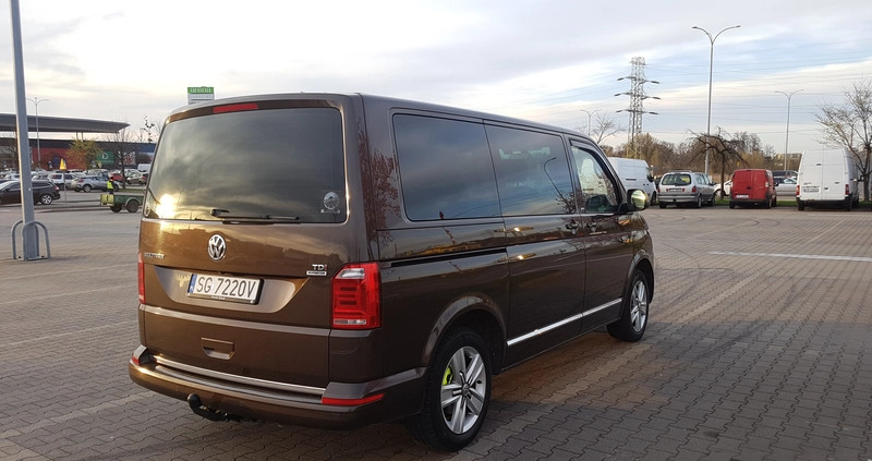 Volkswagen Multivan cena 148800 przebieg: 127500, rok produkcji 2015 z Gliwice małe 326